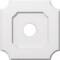 Ekena Millwork Locke Architectural Grade PVC Contemporary Ceiling Medallion, 14"OD x 3"ID x 8 1/4"C x 1"P CMP14LE-03000 - alternate 1